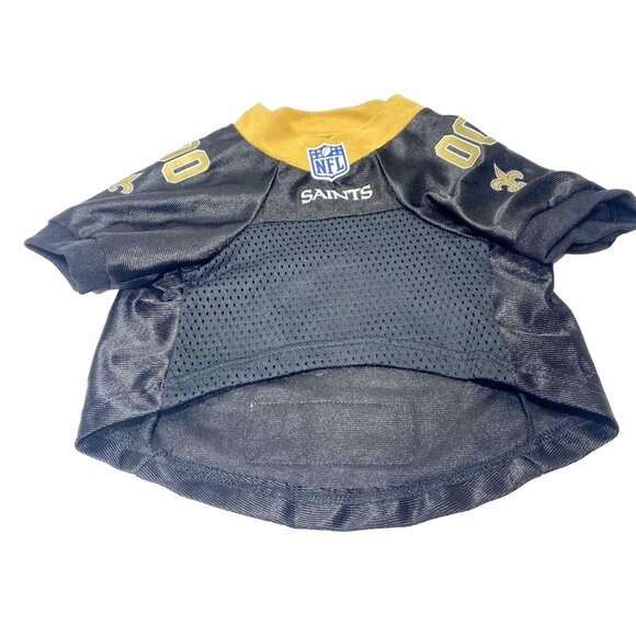 NFL Dog Jersey New Orleans Saints Shirt, Black, Size Small, Pet Sports Costume - Picture 9 of 10